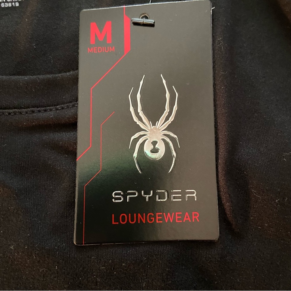 Spyder Black Long Sleeve Men's Shirt